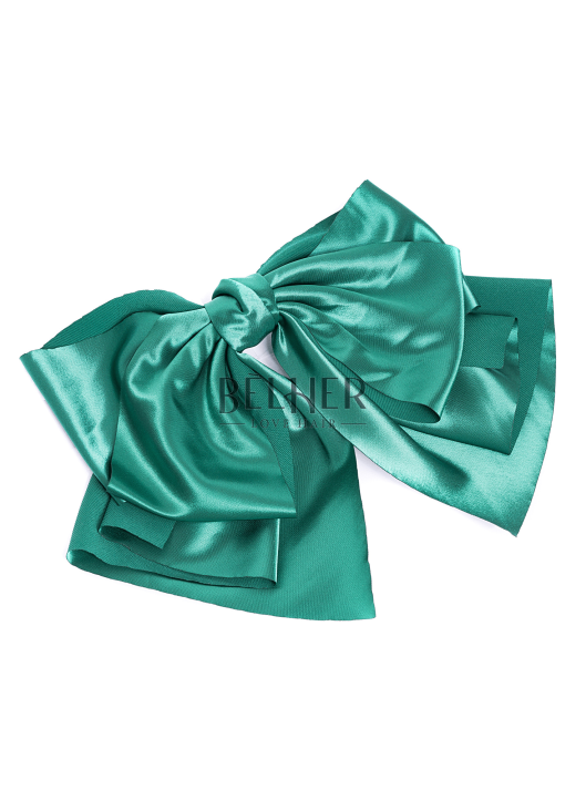 Hair Clip With Green Bow
