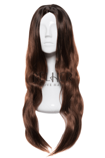 Synthetic fiber wig THALIA Copper
