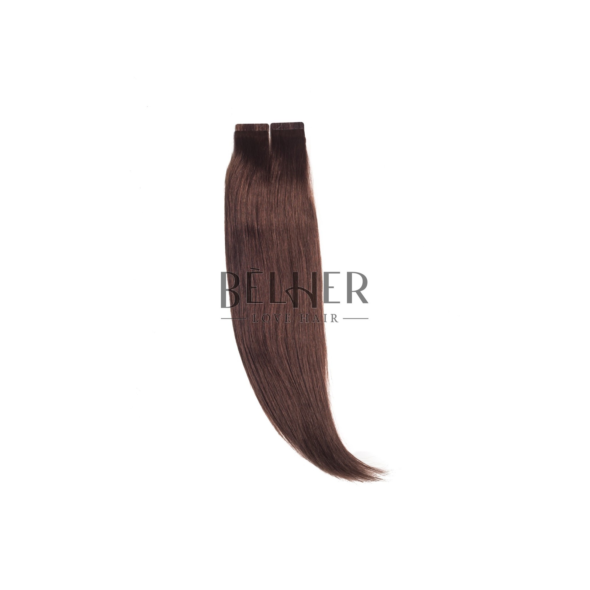 Extensii tape-on premium saten roscat
