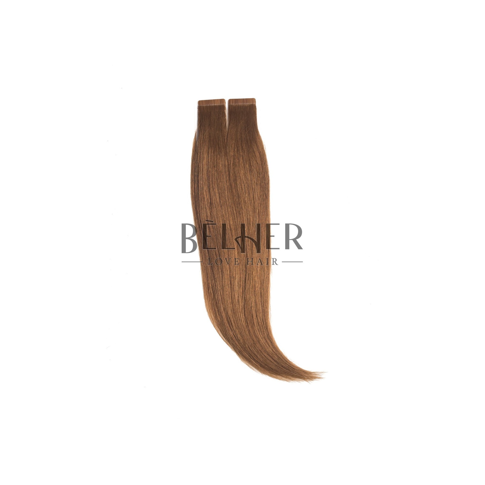 Extensii tape-on premium saten deschis auriu
