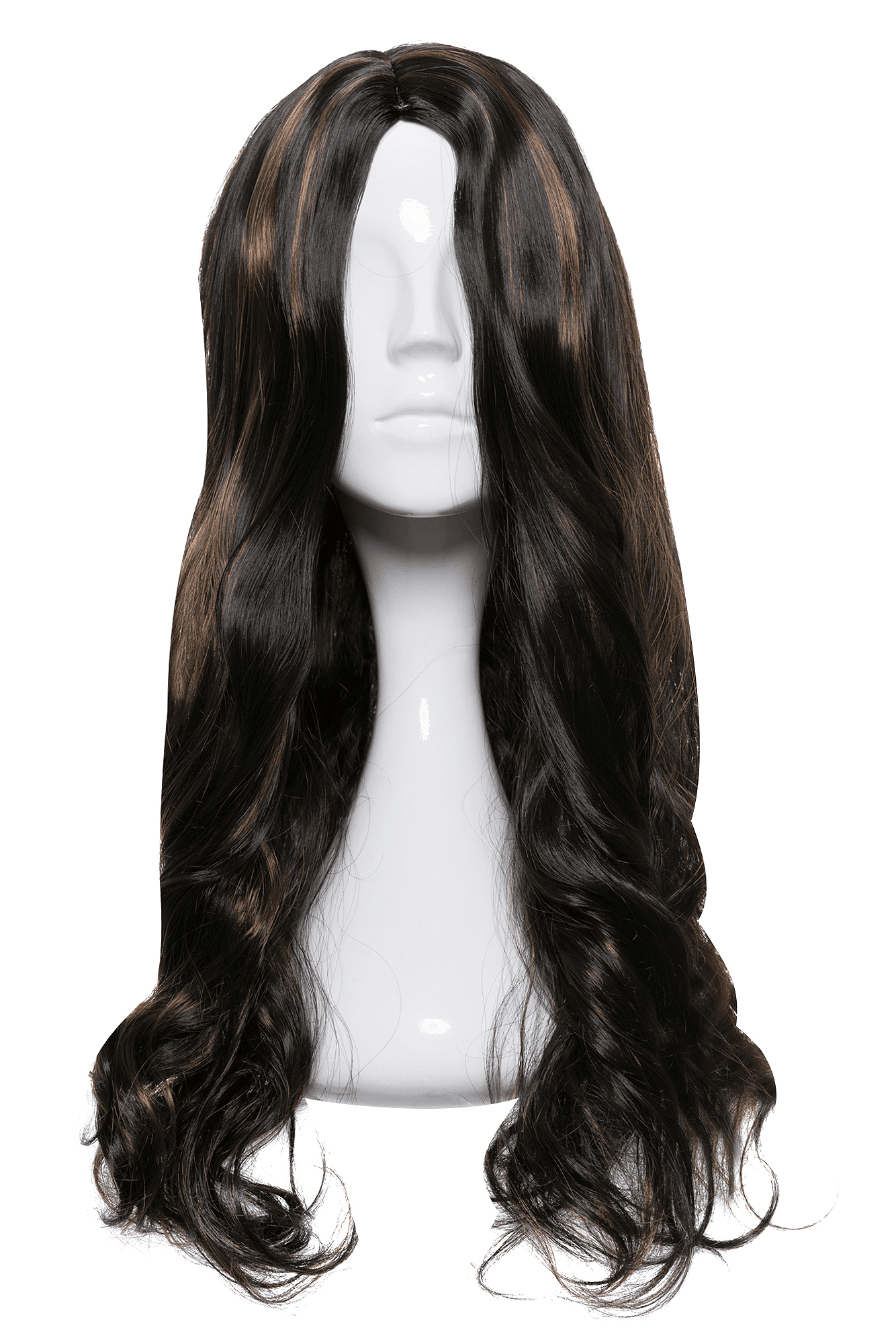Peruca zayra negru natural cu suvite
