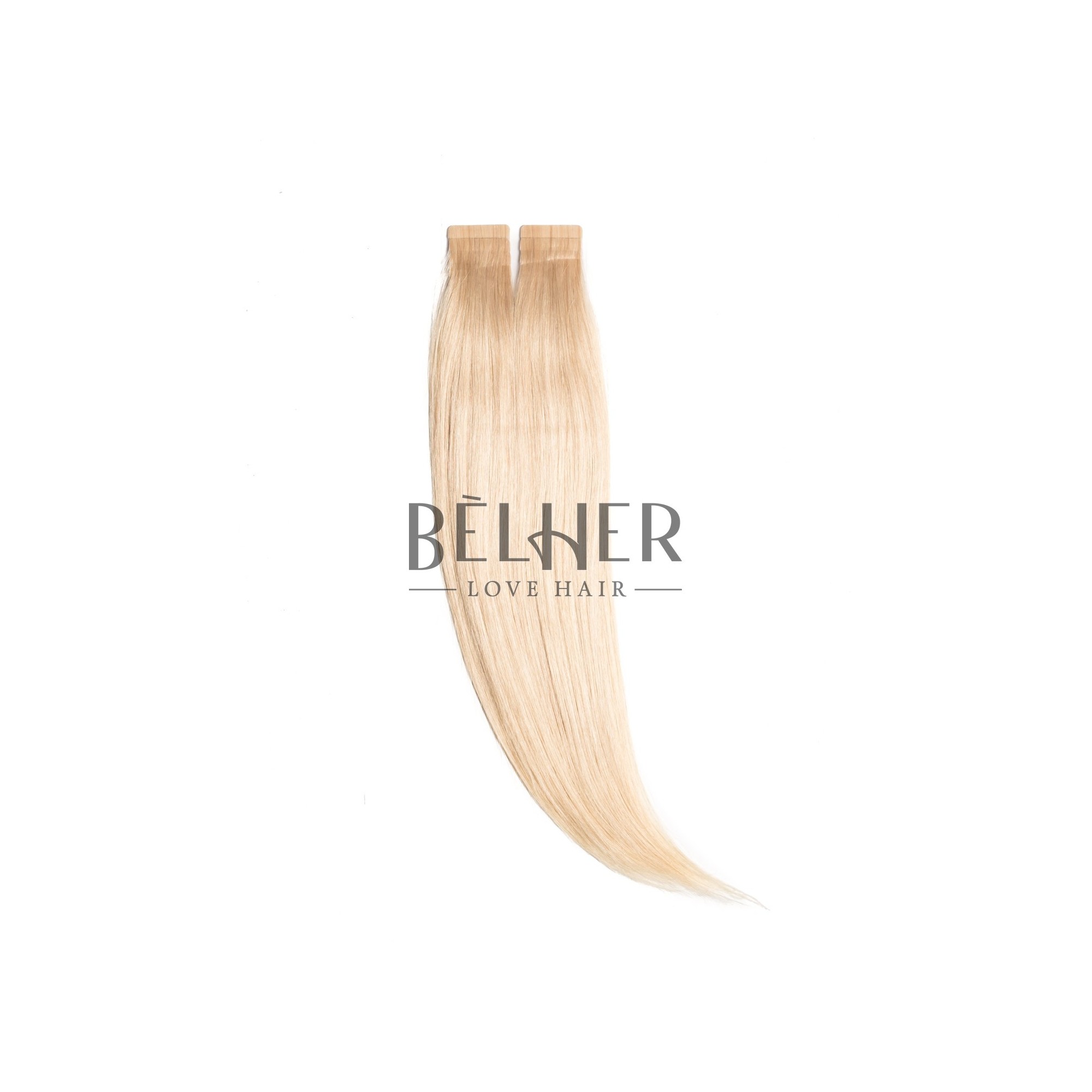 Extensii tape-on premium blond platinat