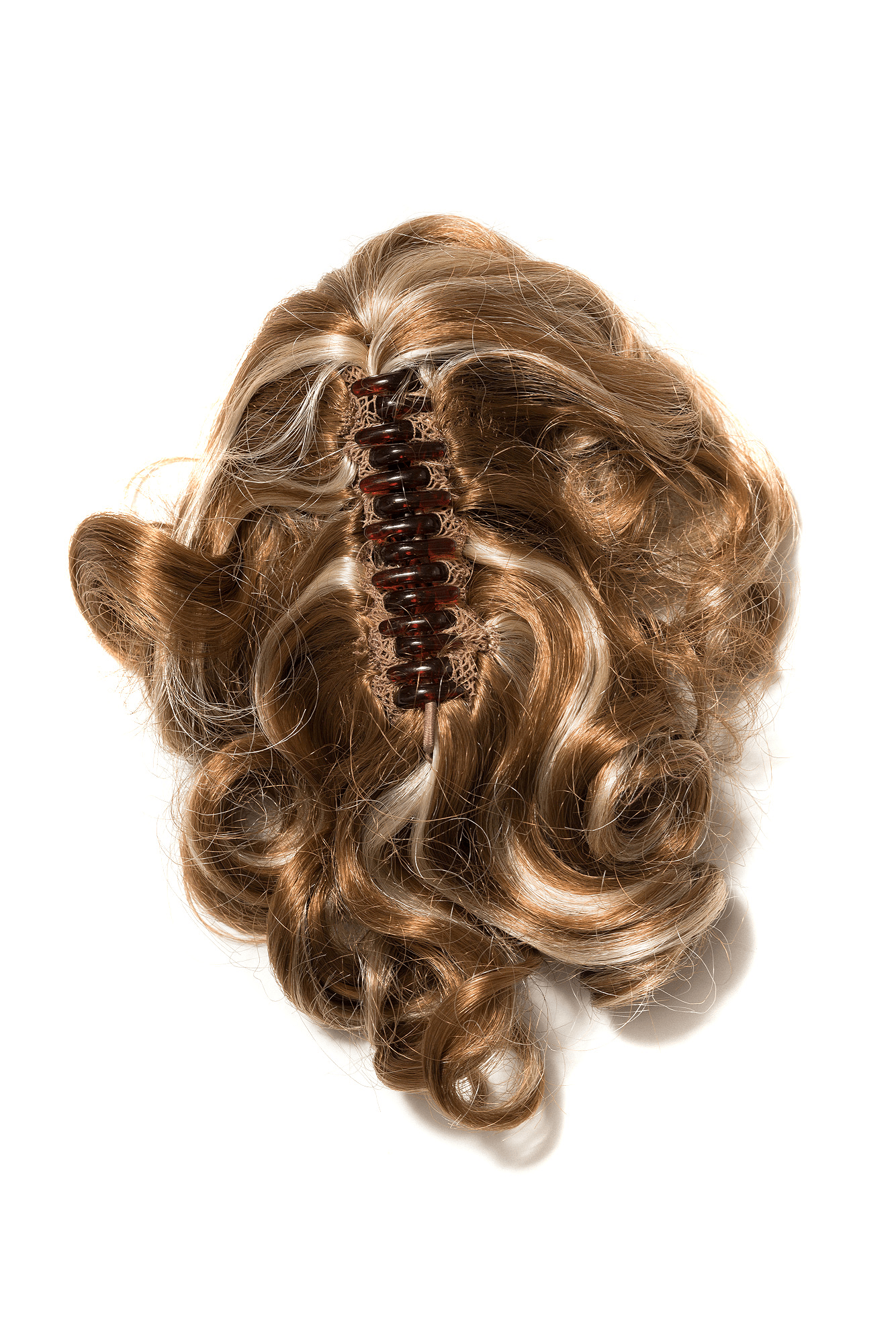 Coc cleste par ondulat mix blond auriu