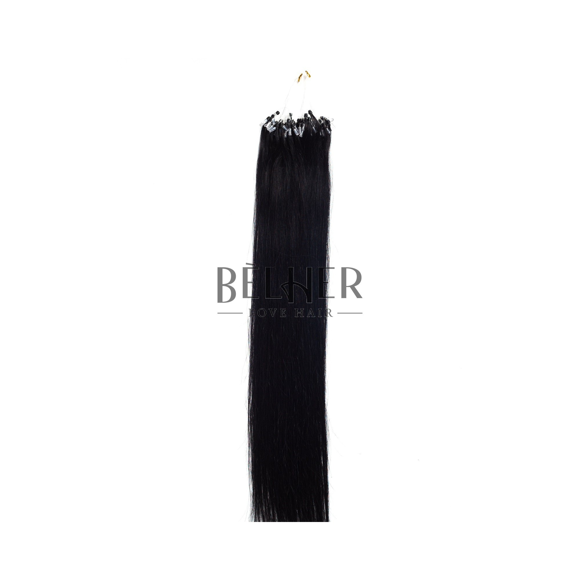 Extensii microring premium negru intens