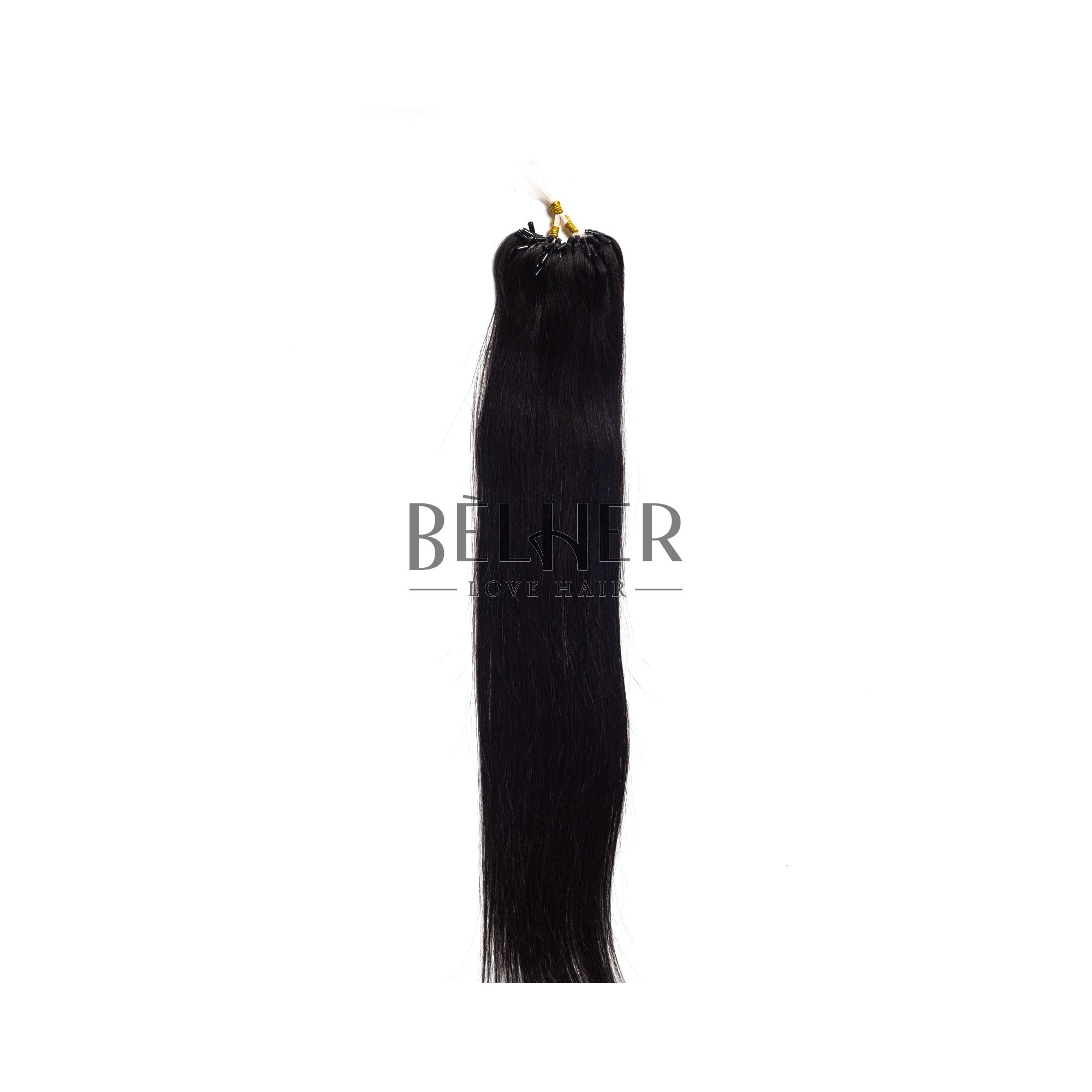 Extensii microring premium negru natural