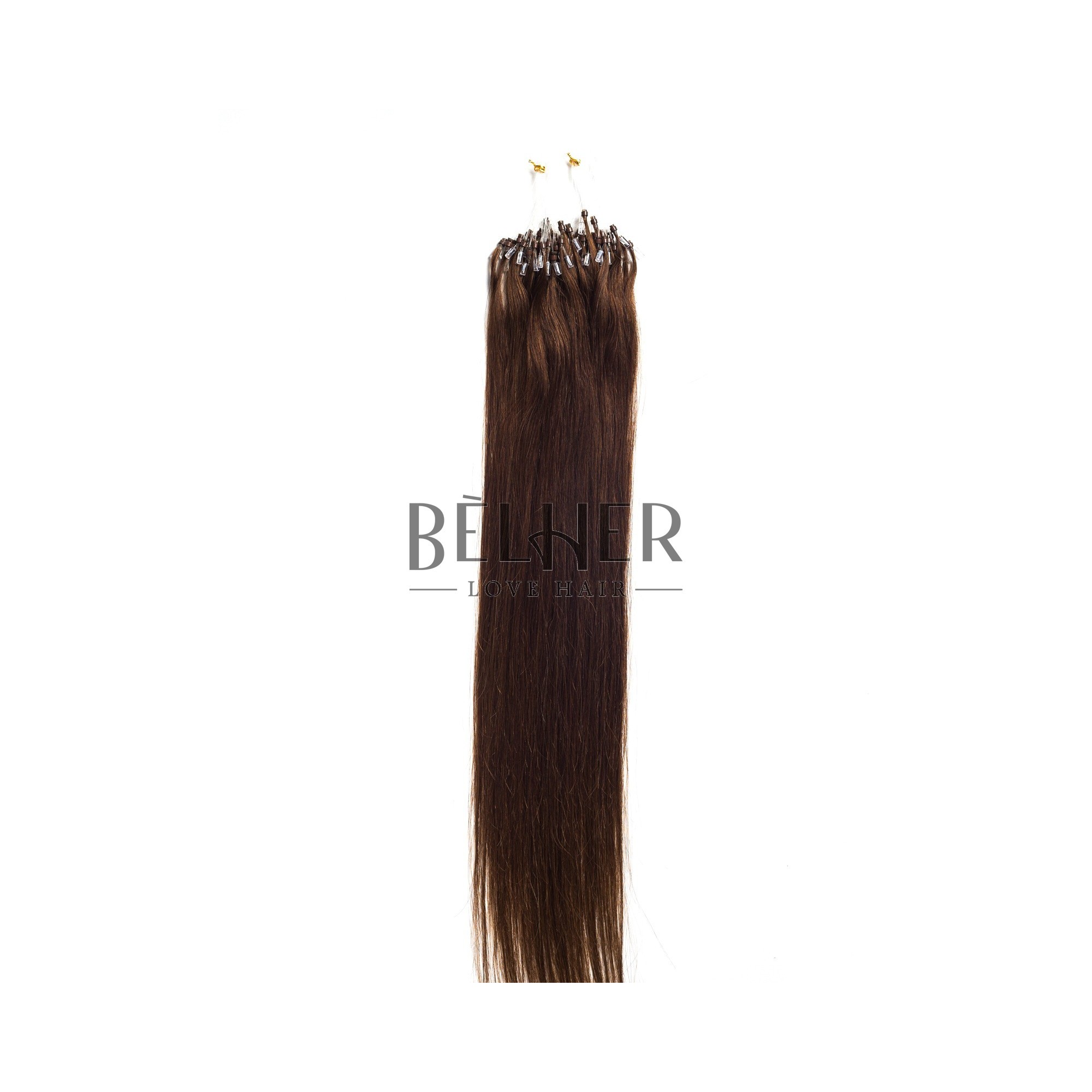 Extensii microring premium saten auriu