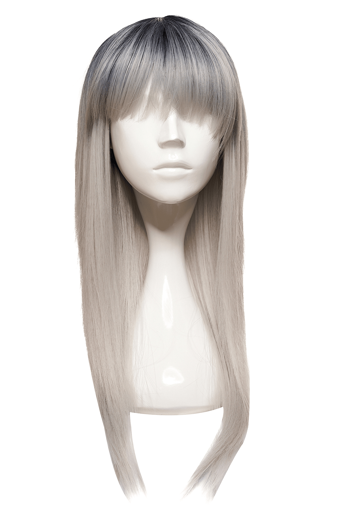Peruca holly ombre blond gri
