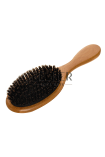 Natural hairs hair-brush