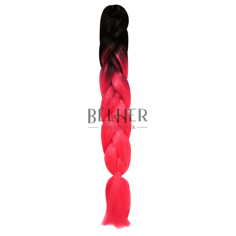 Par Jumbo Ombre Negru/Roz