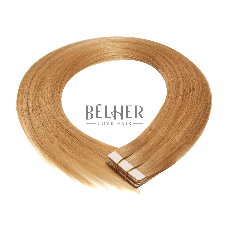 Tape – On Hair Extensions, Russian Hair, Hazel Blond