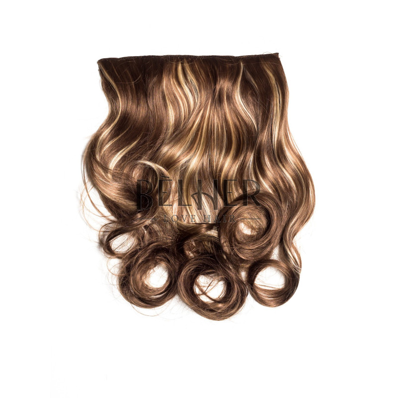 Caramel Cu Suvite Tresa Clip-On Ondulat Caramel Cu Suvite Tresa Clip-On Ondulat