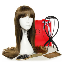 Kit Karina - Peruca, Stativ Peruca, Fileu, Perie Gold