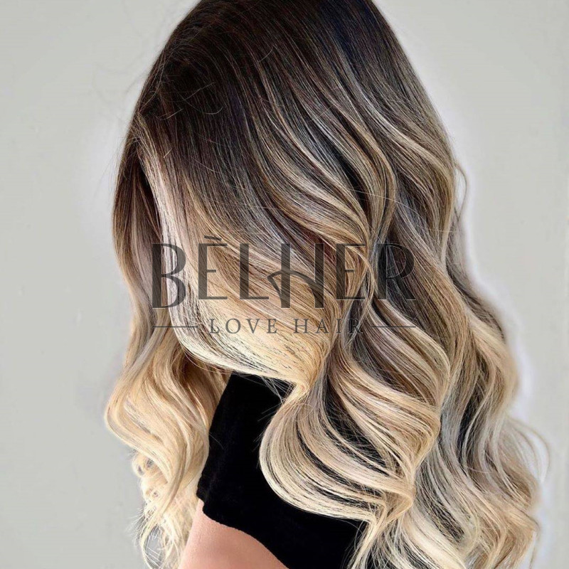 Pachet BALAYAGE + Spalat + Coafat + Tratament la Scafa (Par Mediu)