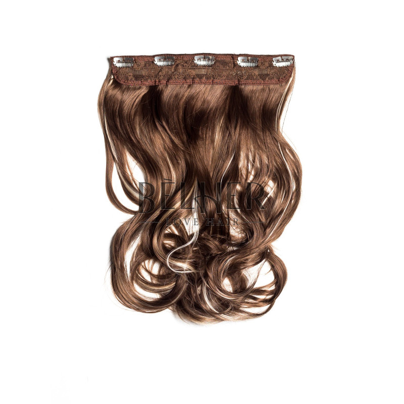 Castaniu Cu Suvite Tresa Clip-On Ondulat Castaniu Cu Suvite Tresa Clip-On Ondulat
