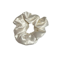 White Silk Hair Elastic