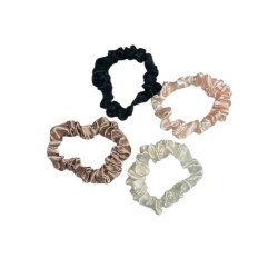 Set 4 Elastice Satin -Multicolor