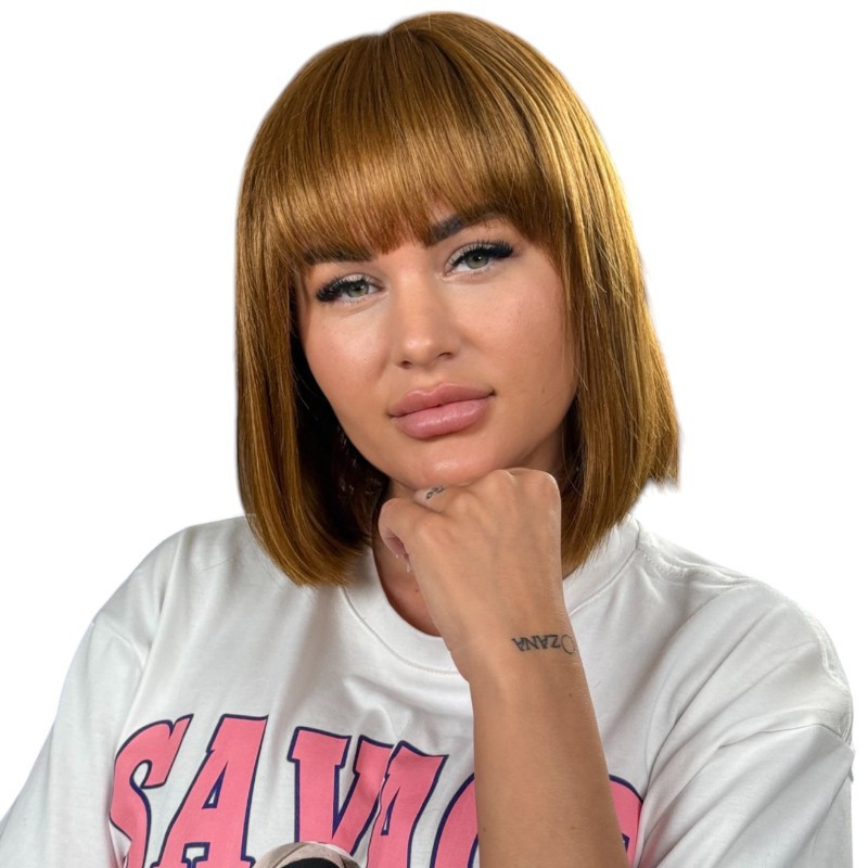 Natural wig BRIANA Copper Natural wig BRIANA Copper
