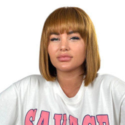 Natural wig BRIANA Copper Natural wig BRIANA Copper