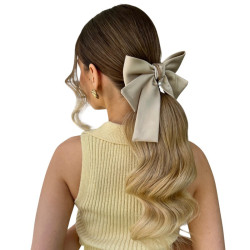 Cream Voile Bow Hair Clip Cream Voile Bow Hair Clip
