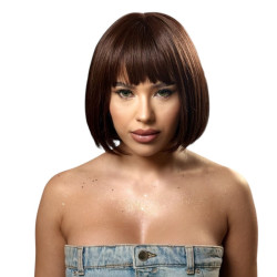 **GIA Reddish Brunette Natural Wig** **GIA Reddish Brunette Natural Wig**