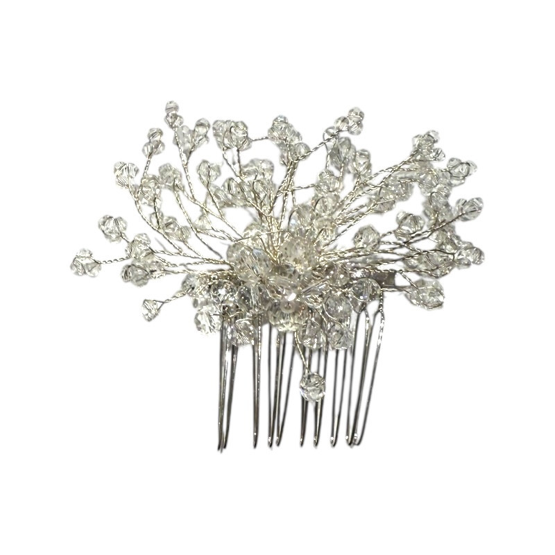 Ornamental Comb with Crystals