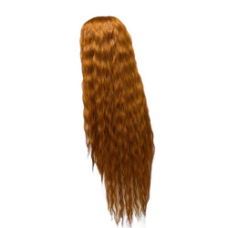 The BIA wig, made of heat-resistant synthetic hair. The BIA wig, made of heat-resistant synthetic hair.