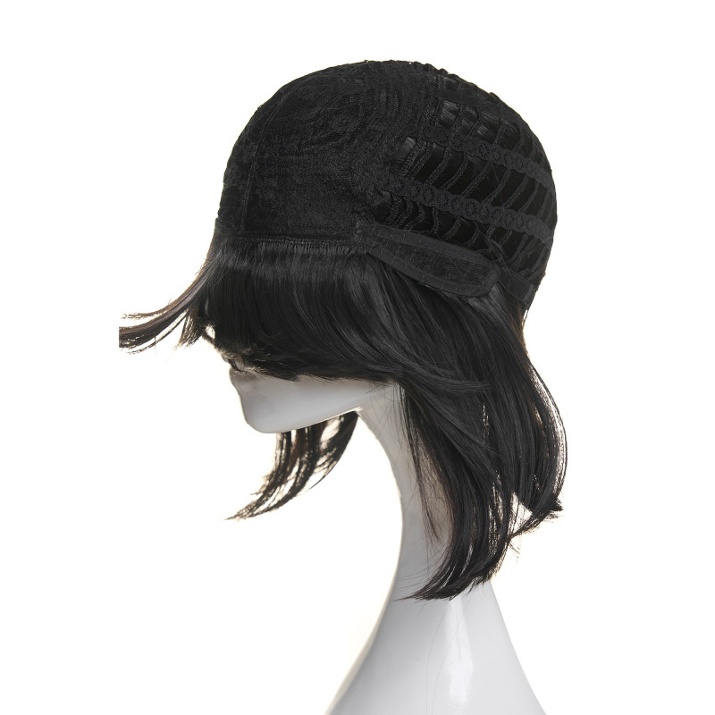 Carla wig made of pre-styled synthetic fiber. Carla wig made of pre-styled synthetic fiber.