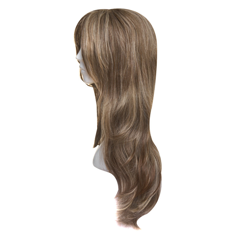 Samia Light Brown Wig with Highlights Samia Light Brown Wig with Highlights