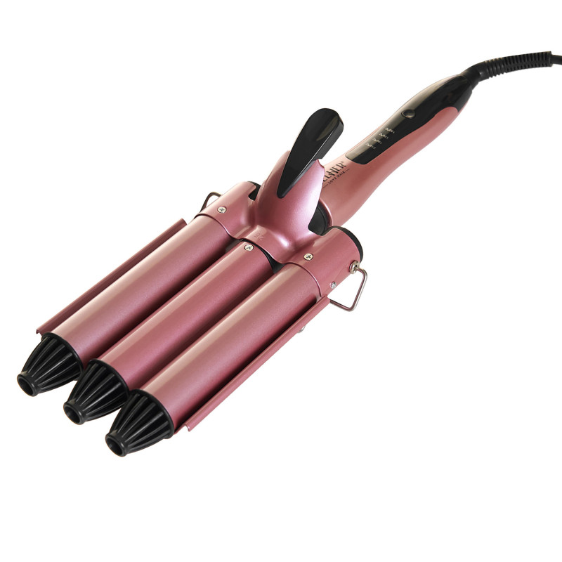 Triple waving Curling iron cu LCD, 25 mm| BELHER Triple waving Curling iron cu LCD, 25 mm| BELHER