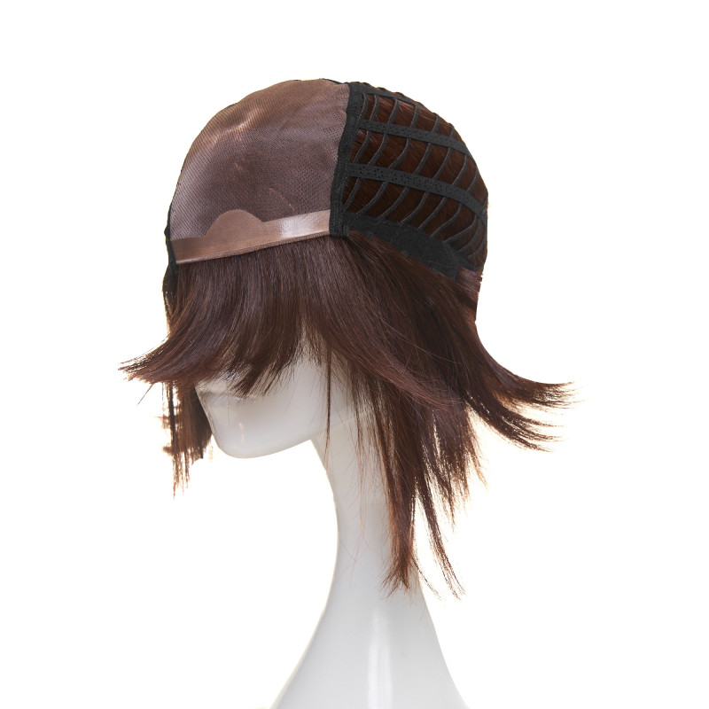 **GIA Reddish Brunette Natural Wig** **GIA Reddish Brunette Natural Wig**