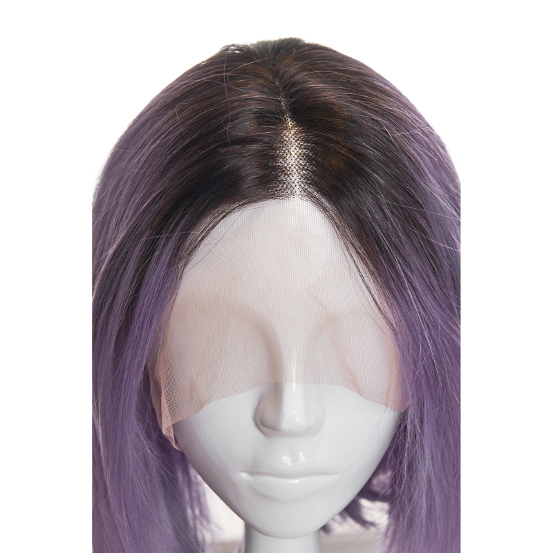 Natural wig AMELIA Purple Natural wig AMELIA Purple