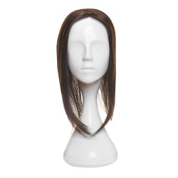 35cm Dark Brunette Virgin Hair Topper