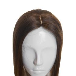 35cm Dark Brunette Virgin Hair Topper 35cm Dark Brunette Virgin Hair Topper