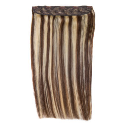 Tresa Clip-On VIP Saten Ciocolatiu cu Suvite Tresa Clip-On VIP Saten Ciocolatiu cu Suvite