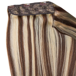 VIP Clip-On Weft Chocolate Brunette with Highlights VIP Clip-On Weft Chocolate Brunette with Highlights