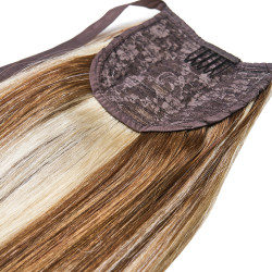Premium Light Brunette with Highlights Ponytail Premium Light Brunette with Highlights Ponytail