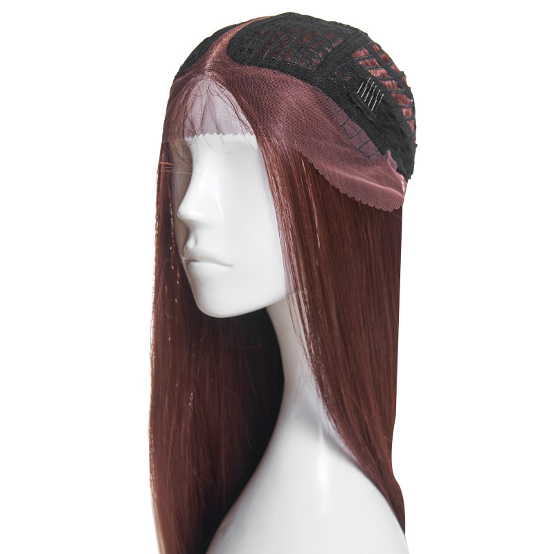 The Agnes wig, made of heat-resistant synthetic hair. The Agnes wig, made of heat-resistant synthetic hair.