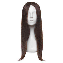 Partial Natural Monofilament Wig 50cm Chocolate Brown Partial Natural Monofilament Wig 50cm Chocolate Brown