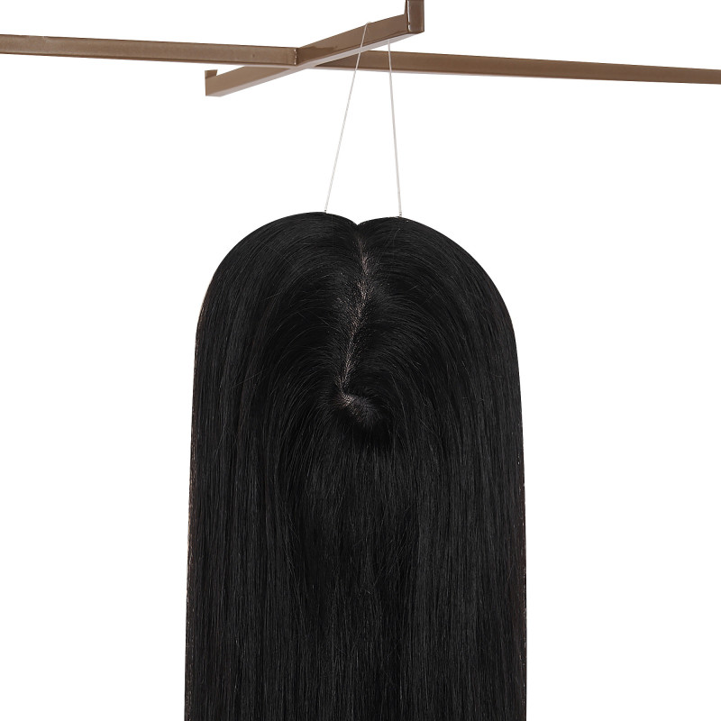 Peruca Partiala Naturala Monofilament 50cm Negru Intens Peruca Partiala Naturala Monofilament 50cm Negru Intens