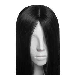 Partial Natural Monofilament Wig 50cm Intense Black Partial Natural Monofilament Wig 50cm Intense Black