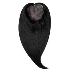 Peruca Partiala Naturala Monofilament 50cm Negru Intens Peruca Partiala Naturala Monofilament 50cm Negru Intens