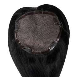 Peruca Partiala Naturala Monofilament 50cm Negru Intens Peruca Partiala Naturala Monofilament 50cm Negru Intens