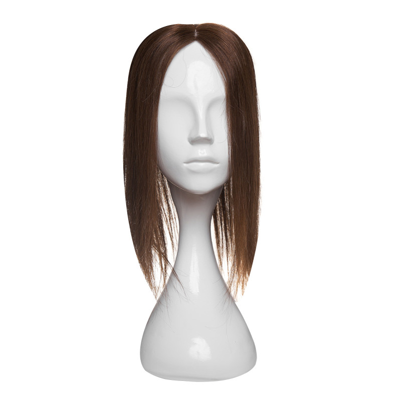Partial Virgin Natural Hair Wig 35cm Chocolate Brown Partial Virgin Natural Hair Wig 35cm Chocolate Brown