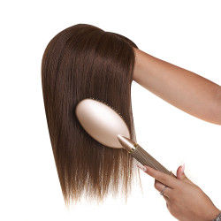 Partial Virgin Natural Hair Wig 35cm Chocolate Brown Partial Virgin Natural Hair Wig 35cm Chocolate Brown