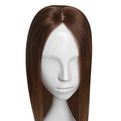 Partial Virgin Natural Hair Wig 35cm Chocolate Brown Partial Virgin Natural Hair Wig 35cm Chocolate Brown