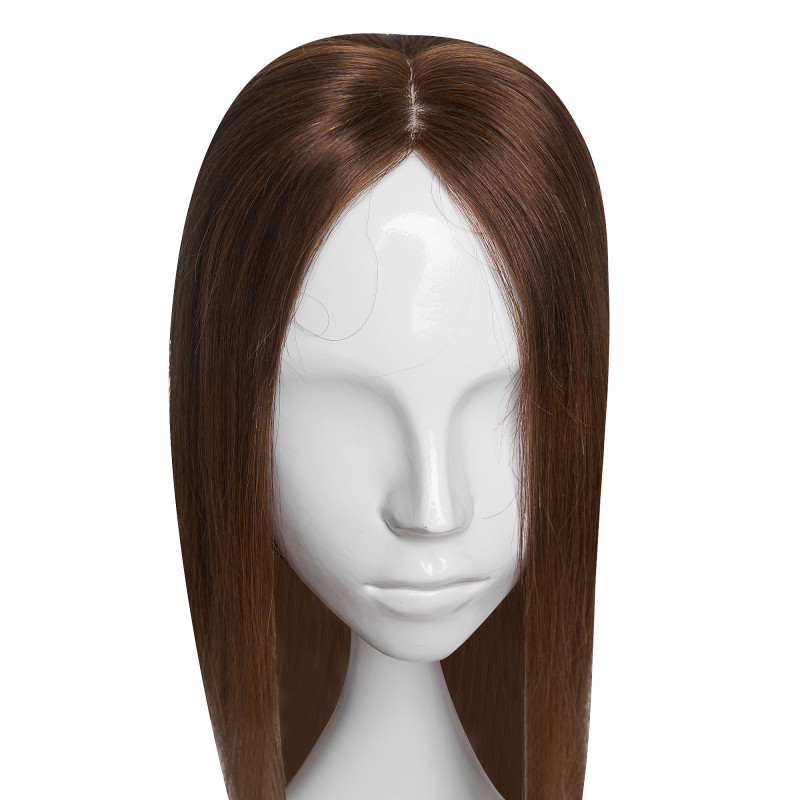 Partial Virgin Natural Hair Wig 35cm Chocolate Brown Partial Virgin Natural Hair Wig 35cm Chocolate Brown