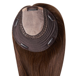 Partial Virgin Natural Hair Wig 35cm Chocolate Brown Partial Virgin Natural Hair Wig 35cm Chocolate Brown