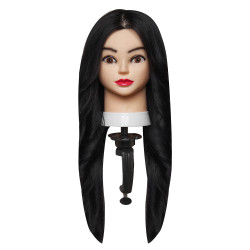 Practice Mannequin Head with Natural Black Hair 45–50 cm Practice Mannequin Head with Natural Black Hair 45–50 cm