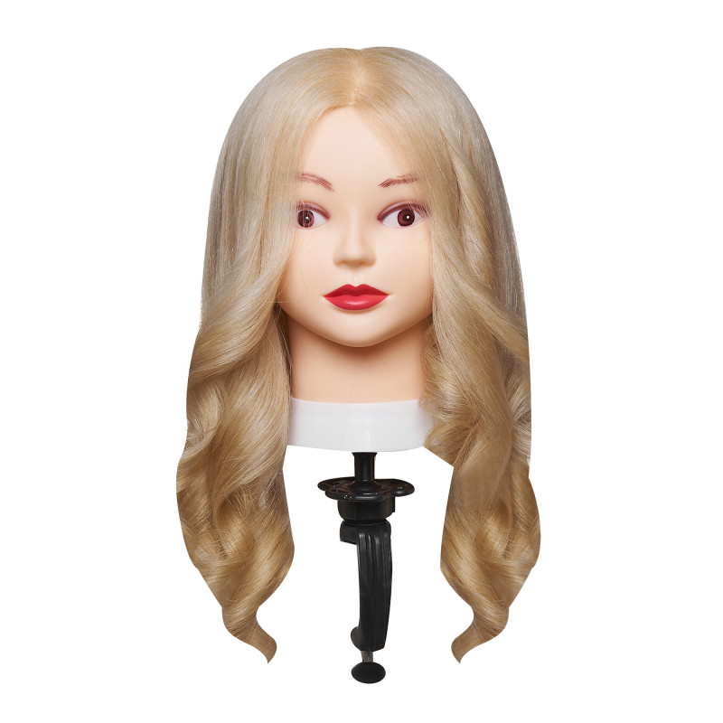 Practice Mannequin Head with Natural Blonde Hair 45–50 cm Practice Mannequin Head with Natural Blonde Hair 45–50 cm