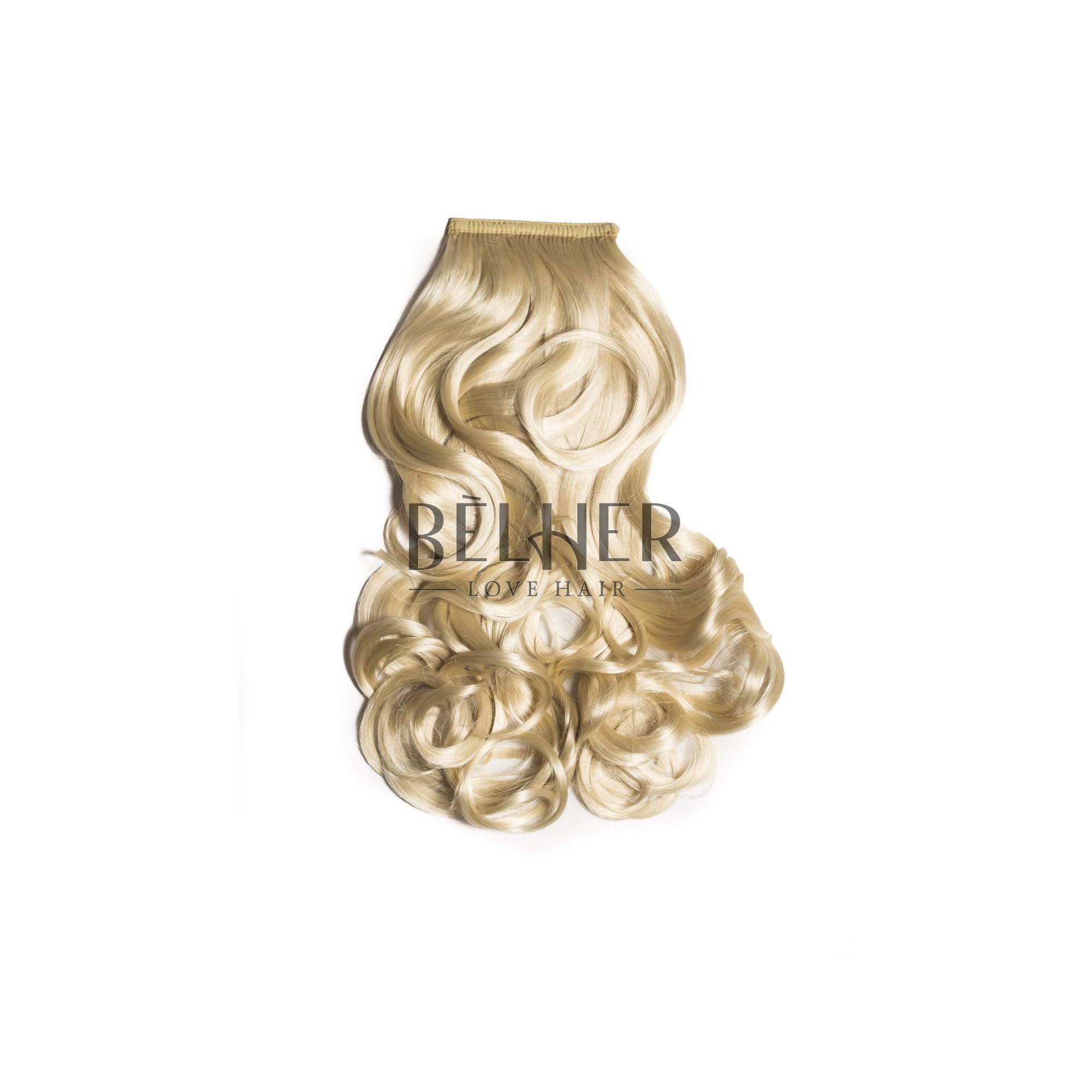 Coada Par Ondulat Blond Deschis